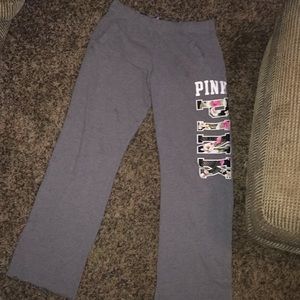 “Pink” sweatpants